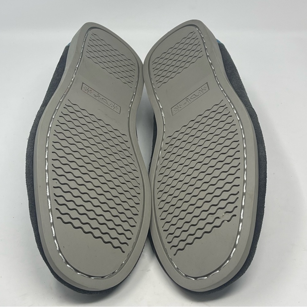 Dije California Loafers Mens 11 Blue Gray Suede Slip On Moccasins Boat Shoes - Picture 13 of 14